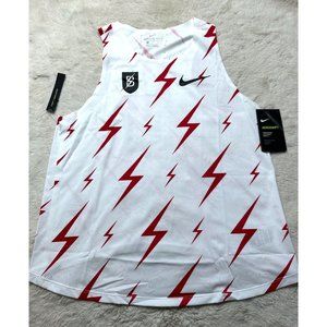 Women's Nike Aeroswift Bowerman Track Club Running Singlet Large CW1160-100 NEW